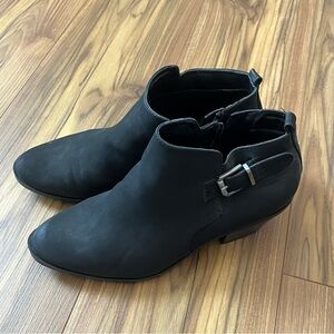Sonoma Black Ankle Boots with Buckle size 9